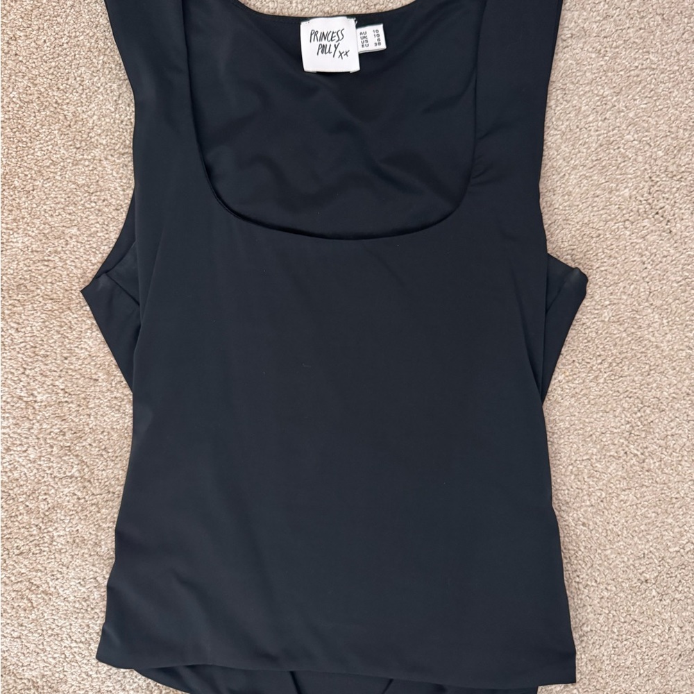 Princess Polly Black Tank Top